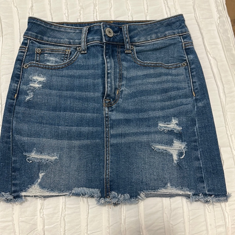 American Eagle jean skirt size 2